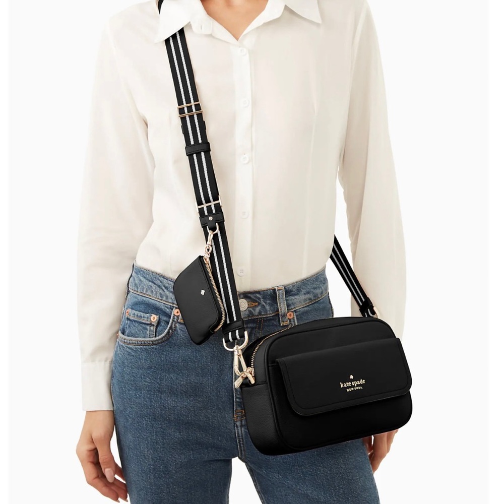 Kate Spade Black Crossbody Camera Bag